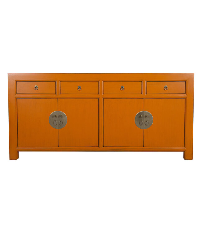 Chinesisches Sideboard Orange Oasis - Orientique Kollektion B180xT40xH85cm