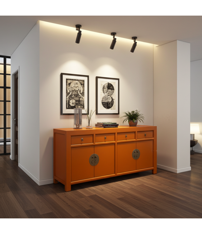 Chinese Dressoir Oranje Oasis - Orientique Collection B180xD40xH85cm