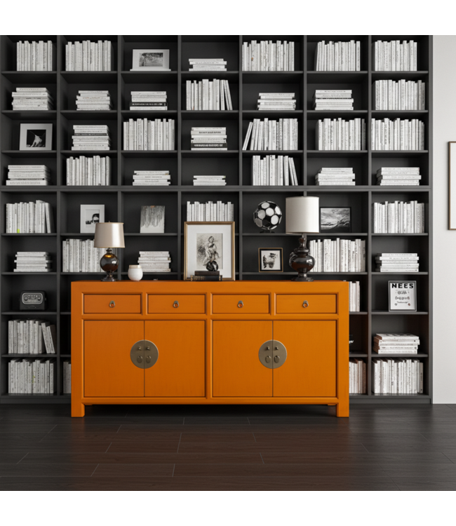 Chinese Sideboard Orange Oasis - Orientique Collection W180xD40xH85cm
