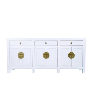 Fine Asianliving Buffet Chinois Blanc - Orientique Collection L190xP40xH85cm