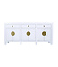 Fine Asianliving Buffet Chinois Blanc - Orientique Collection L190xP40xH85cm