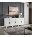 Buffet Chinois Blanc - Orientique Collection L190xP40xH85cm