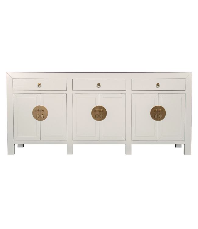 Aparador Chino Moonshine Gris - Orientique Colección An190xP40xAl85cm
