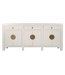 Chinesisches Sideboard Moonshine Greige - Orientique Kollektion B190xT40xH85cm