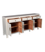 Chinesisches Sideboard Moonshine Greige - Orientique Kollektion B190xT40xH85cm