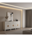 Credenza Cinese Moonshine Grigio - Orientique Collezione L190xP40xA85cm