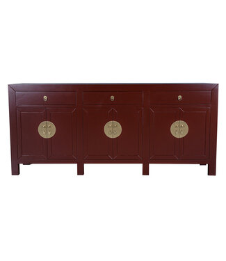 Fine Asianliving Aparador Chino Scarlet Rojo - Orientique Colección An190xP40xAl85cm