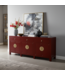 Chinesisches Sideboard Scarlet Rot - Orientique Kollektion B190xT40xH85cm