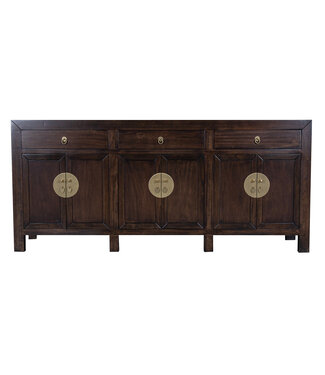 Fine Asianliving Chinesisches Sideboard Earthy Braun - Orientique Kollektion B180xT40xH85cm