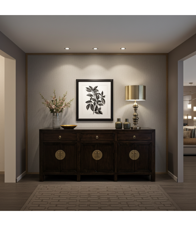 Credenza Cinese Earthy Maronne - Orientique Collezione L190xP40xA85cm