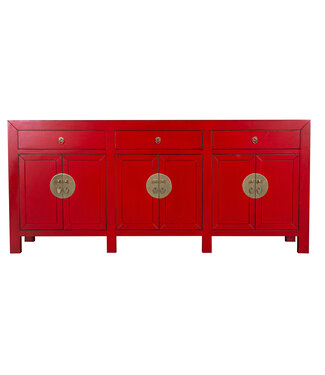 Fine Asianliving Chinese Dressoir Rood Lucky Red - Orientique Collection B190xD40xH85cm