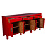 Chinese Sideboard Lucky Red - Orientique Collection W190xD40xH85cm