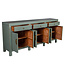 Chinese Sideboard Olive Grey - Orientique Collection W190xD40xH85cm