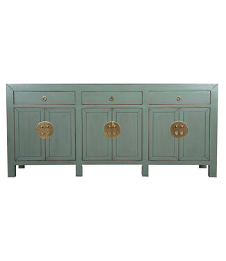 Fine Asianliving Chinese Sideboard Olive Grey - Orientique Collection W190xD40xH85cm