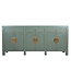 Fine Asianliving Chinese Dressoir Grijs Olive Grey - Orientique Collection B190xD40xH85cm