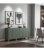 Chinese Sideboard Olive Grey - Orientique Collection W190xD40xH85cm