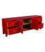 Mueble TV Chino Lucky Rojo - Orientique Colección An180xP38xAl65cm