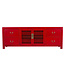 Chinese TV Kast Rood Lucky Red - Orientique Collectie B180xD38xH65cm