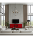 Chinese TV Kast Rood Lucky Red - Orientique Collectie B180xD38xH65cm