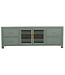 Fine Asianliving Chinesisches TV Lowboard Olive Grau - Orientique Kollektion B180xT38xH65cm