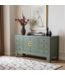 Chinese TV Kast Grijs Olive Grey - Orientique Collection B121xD37xH61cm