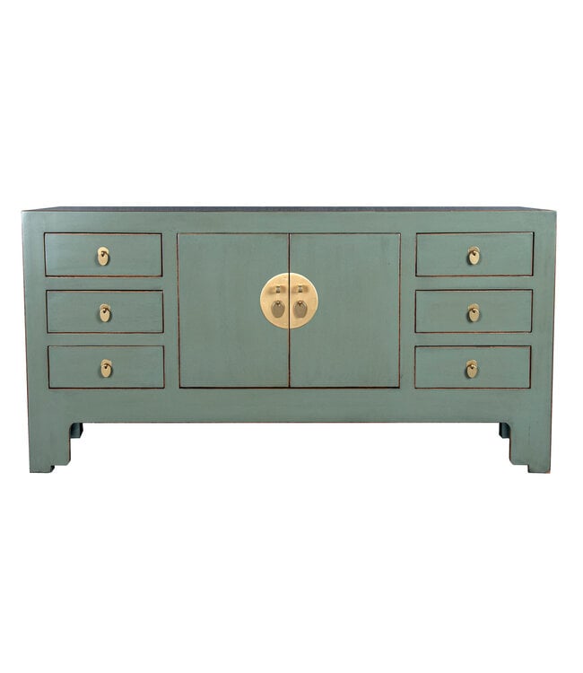 Chinese TV Cabinet Olive Grey - Orientique Collection W121xD37xH61cm