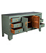 Chinesisches TV Lowboard Olive Grau - Orientique Kollektion B121xT37xH61cm