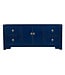 Meuble TV Chinois Bleu Nuit - Orientique Collection L106xP45xH46cm