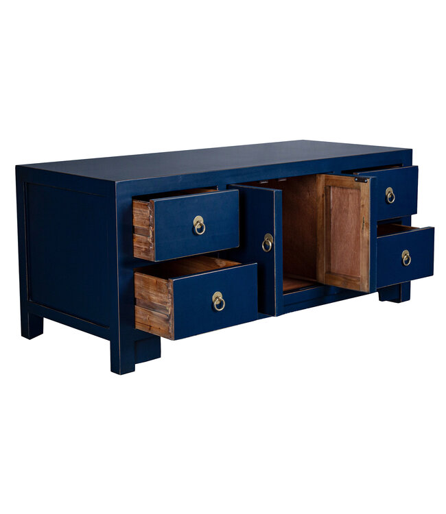 Chinese TV Cabinet Midnight Blue - Orientique Collection W106xD45xH46cm