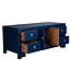 Chinese TV Kast Blauw Midnight Blue - Orientique Collectie B106xD45xH46cm
