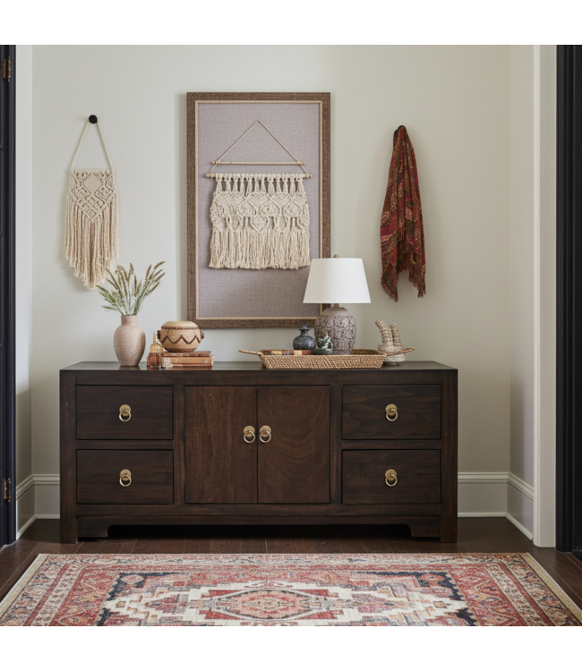 Mueble TV Chino Earthy Marrón - Orientique Colección An106xP45xAl46cm