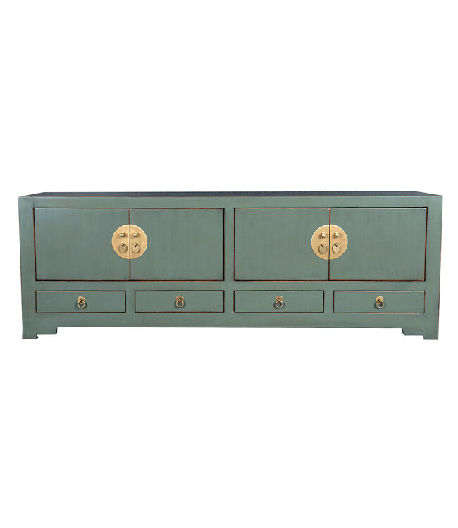 Chinese TV Kast Grijs Olive Grey - Orientique Collection B130xD40xH45cm