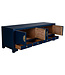 Chinesisches TV Lowboard Nachtblau - Orientique Kollektion B130xT40xH45cm