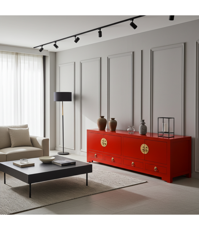 Chinese TV Kast Rood Lucky Red - Orientique Collection B130xD40xH45cm