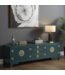 Chinesisches TV Lowboard Blaugrün - Orientique Kollektion B175xT47xH54cm