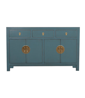 Fine Asianliving Buffet Chinois Arctic Bleue Gris - Orientique Collection L140xP35xH85cm