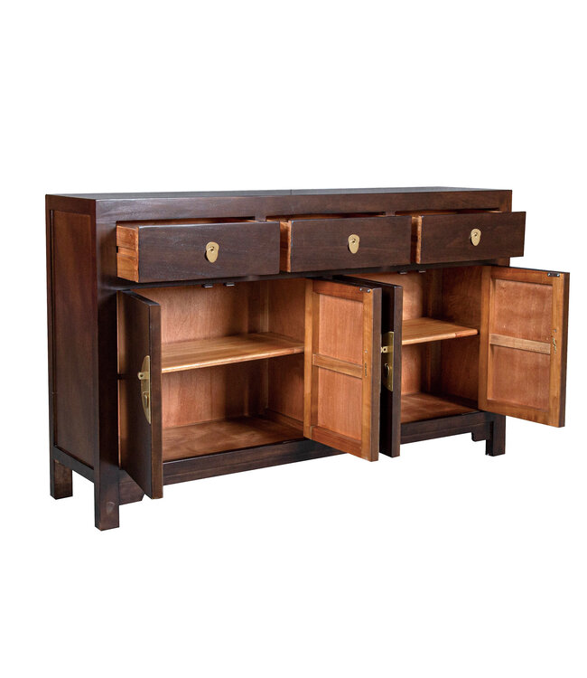 Chinese Sideboard Earthy Brown W140xD35xH85cm - Orientique Collection