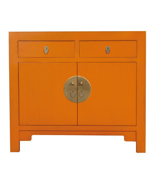 Fine Asianliving Chinese Kast Oranje Sunglow Orange - Orientique Collection B90xD40xH80cm
