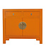Chinese Kast Oranje Sunglow Orange - Orientique Collection B90xD40xH80cm