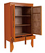 Chinesischer Hochzeitsschrank Sunglow Orange - Orientique Kollektion B100xT55xH175cm