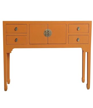 Fine Asianliving Console Chinoise Sunglow Orange - Orientique Collection L100xP26xH80cm