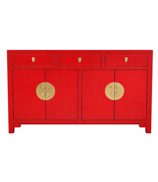 Fine Asianliving Aparador Chino Lucky Red L140xF35xH85cm - Colección Orientique