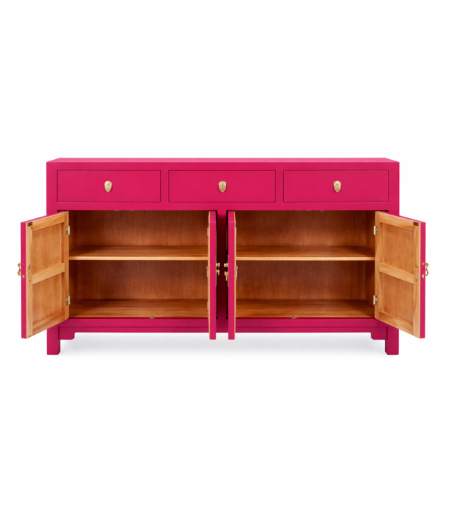 Aparador Chino Fuchsia Royale - Orientique Colección An140xP35xAl85cm