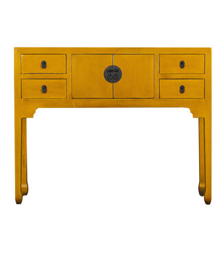 Fine Asianliving Mesa Consola China Amarillo Marigold - Orientique Colección An100xP26xAl80cm