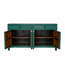 Antikes Chinesisches Sideboard Aquagrün Hochglanz B154xT39xH89cm