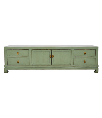 Fine Asianliving Mueble TV Oriental Menta Alto Brillo An180xP40xAl50cm