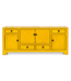 Antique Chinese TV Cabinet Yellow High Gloss W135xD40xH53cm