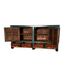 Antikes Chinesisches Sideboard Handbemalt Pfingstrosen B171xT40xH87cm