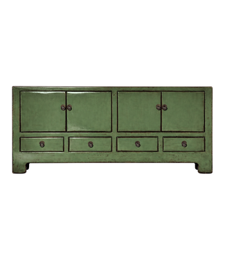 Fine Asianliving Mueble TV Chino Antiguo Menta Alto Brillo An138xP40xAl62cm