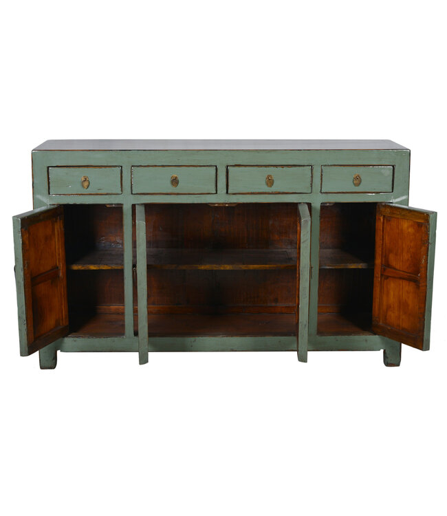 Aparador Chino Antiguo Menta Alto Brillo A159xP40xAlt94cm